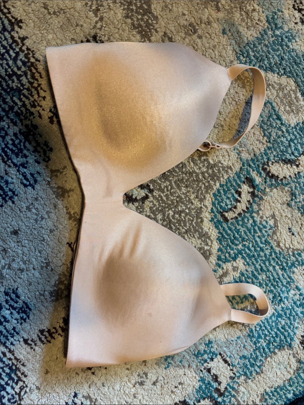 SKIMS Light Pink Seamless T-Shirt Bra